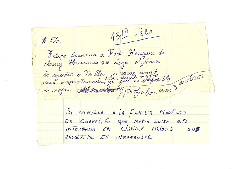 mensajes al poblador